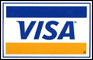 We Accept Visa, MasterCard and Discover